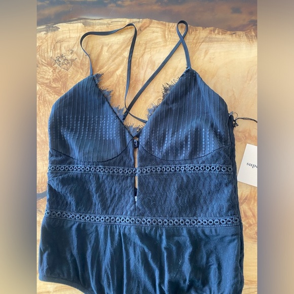 Superdown Janice Lace Bodysuit M - worn once in Nashville - Picture 3 of 10